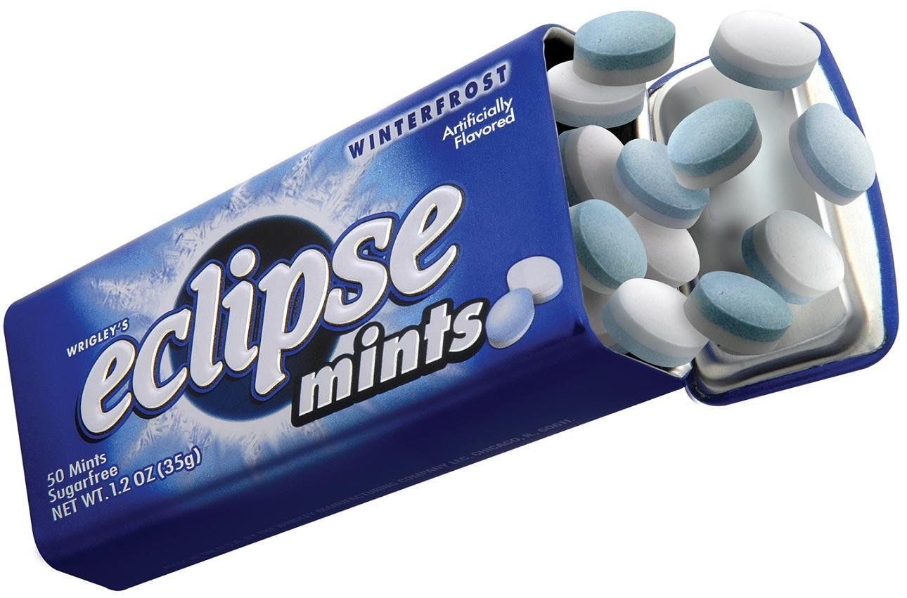 Wrigley's Eclipse Blackcurrant Mints Flavor (Sugar Free) 35gm Chewing Gum