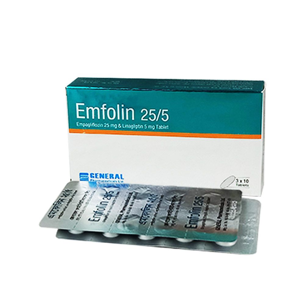 Emfolin 25/5 25mg+5mg Tablet
