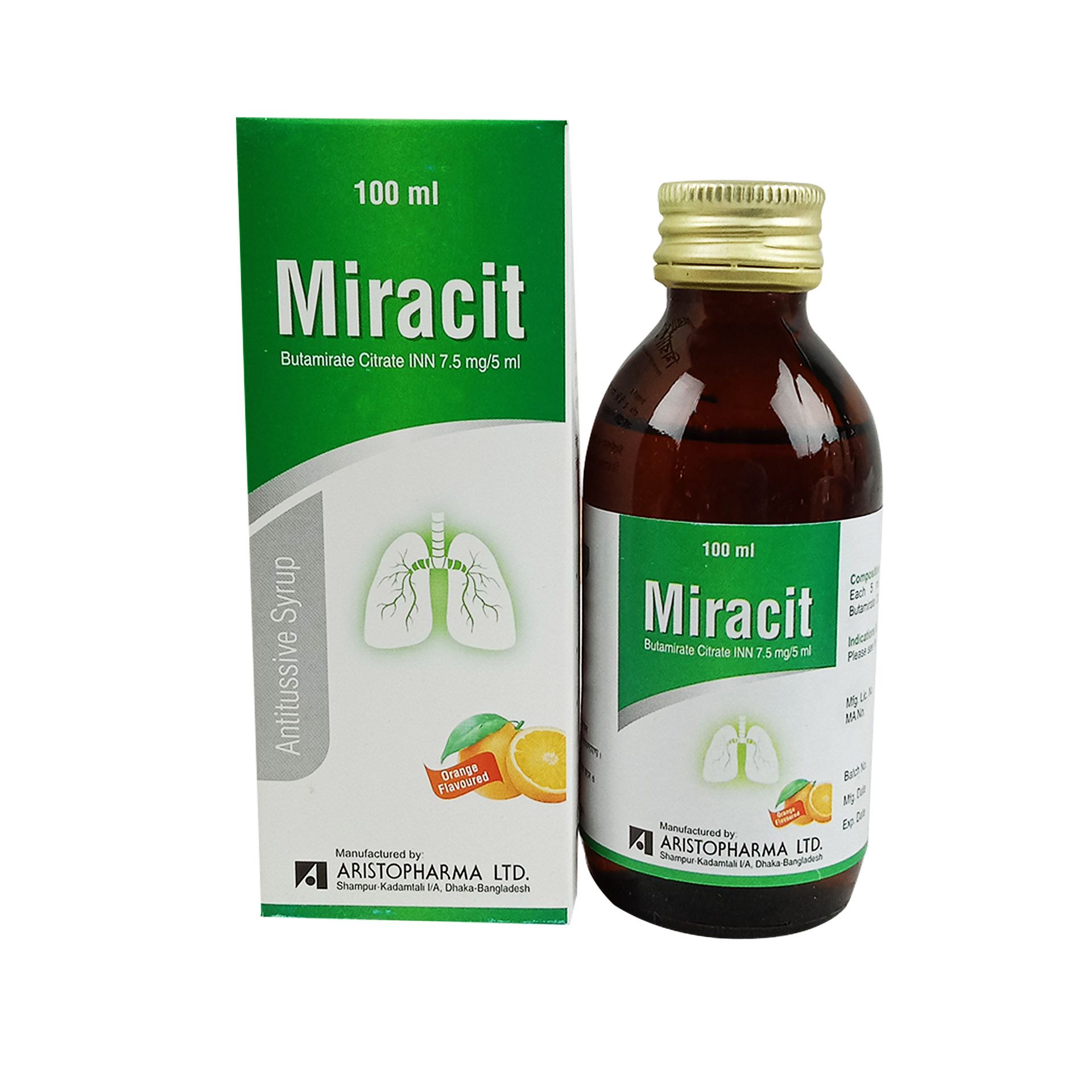 Miracit 7.5mg/5ml Syrup