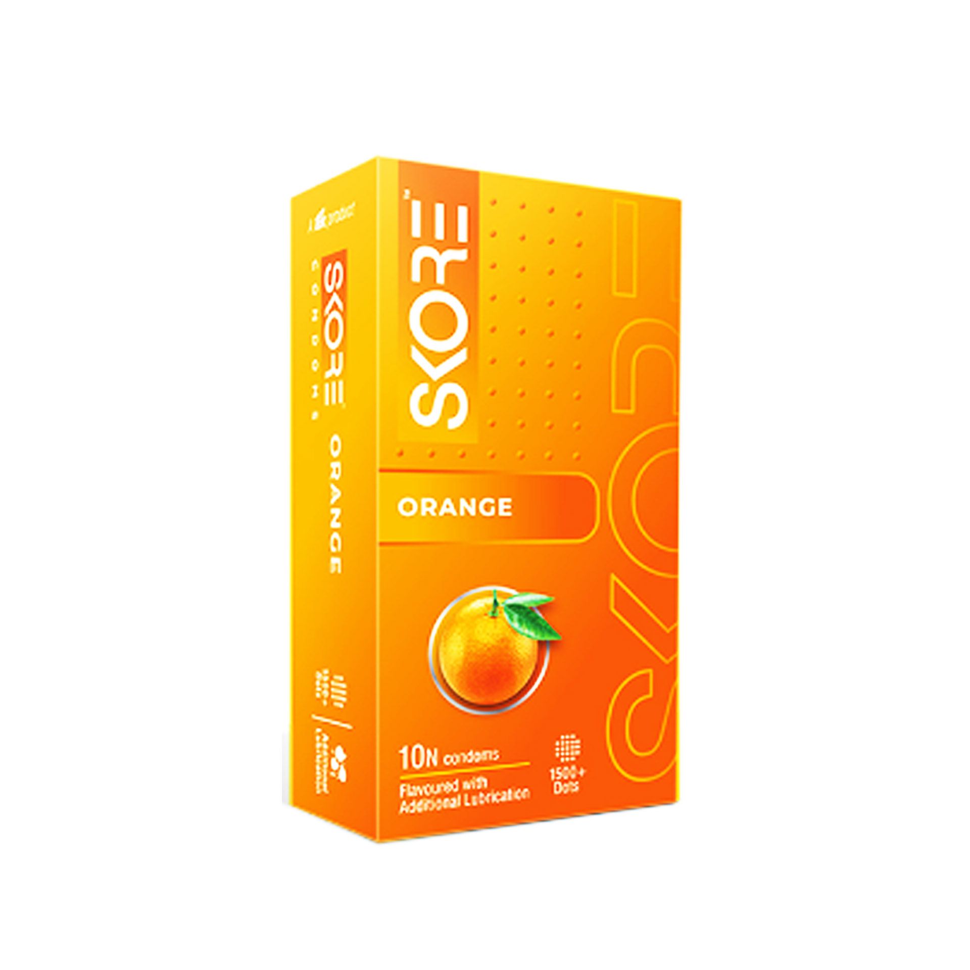 Skore Orange 1500+Dot Condoms 10's Pack  