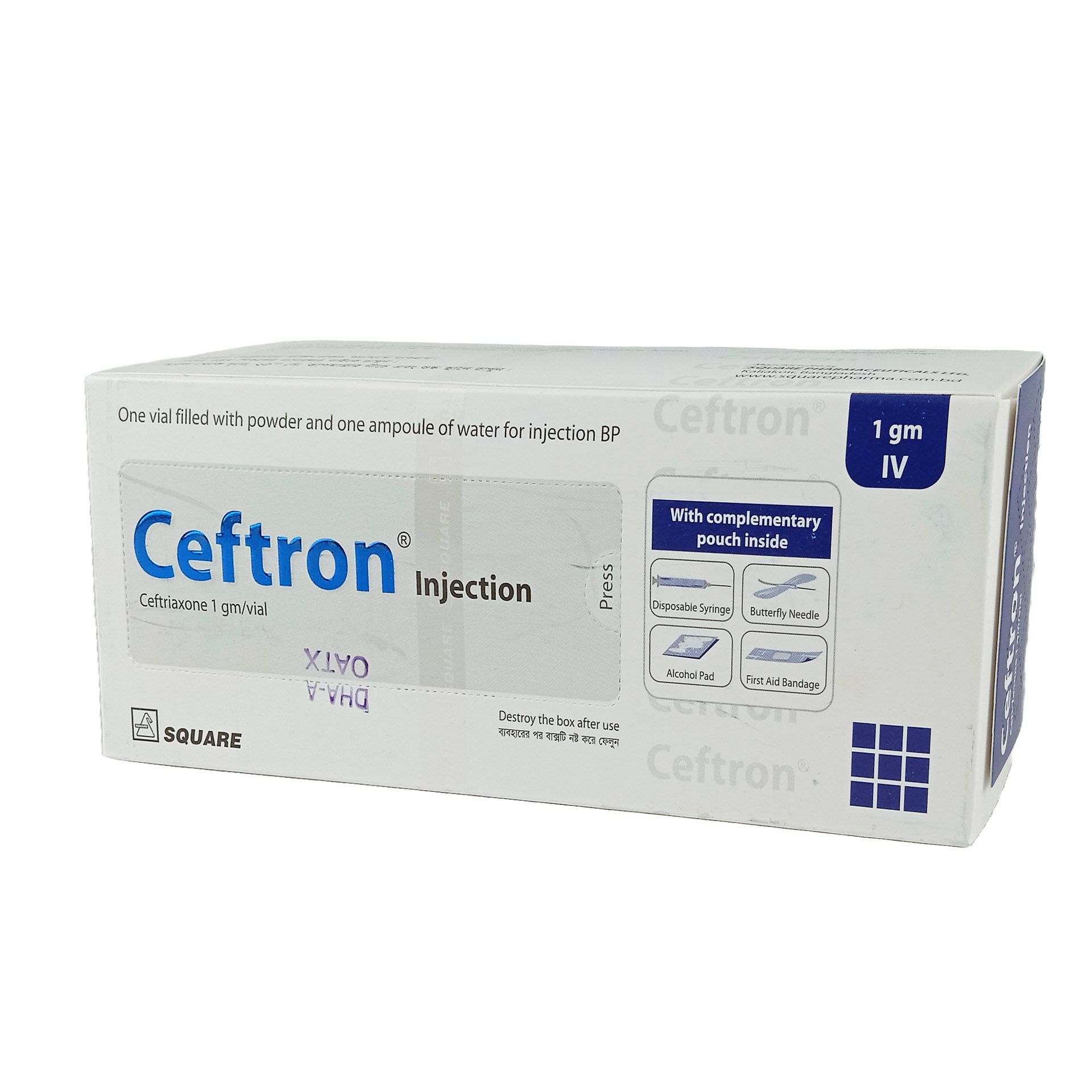 Ceftron 1 IV 1gm/vial Injection
