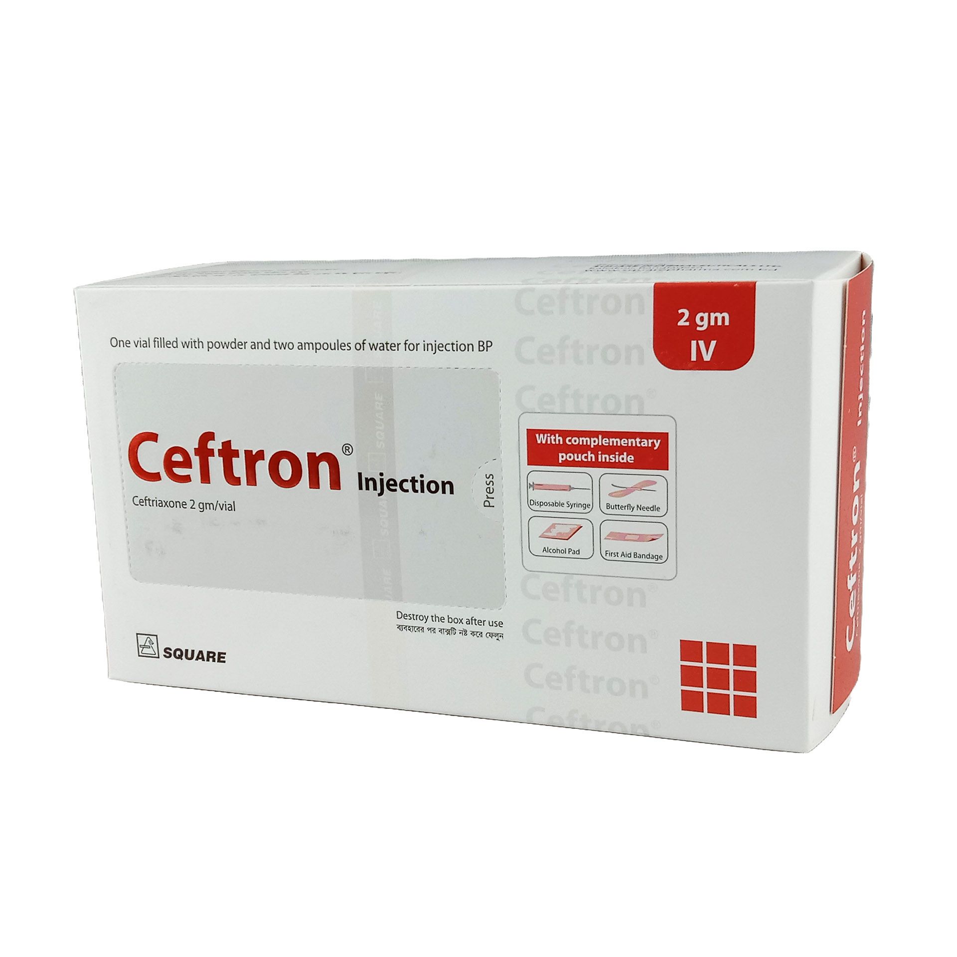 Ceftron 2gm IV 2gm/vial Injection