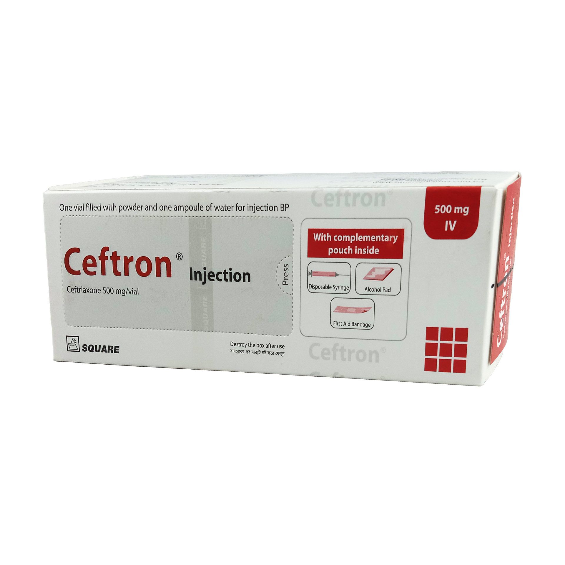 Ceftron 500 IV 500mg/vial Injection