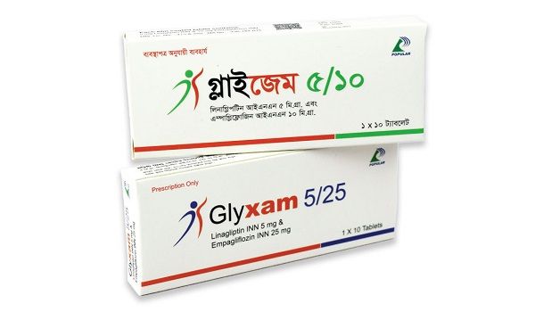 Glyxam 5/10mg+5mg Tablet