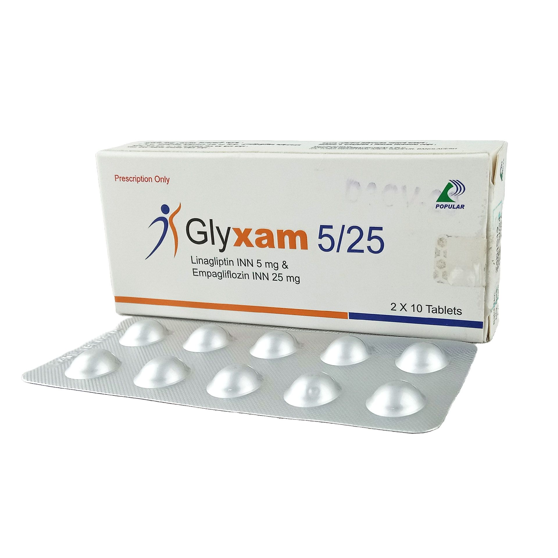 Glyxam 5/25mg+5mg Tablet