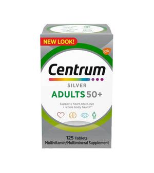 Centrum Silver Multivitamin For Adults 125 Tablets Adults+50 Tablet
