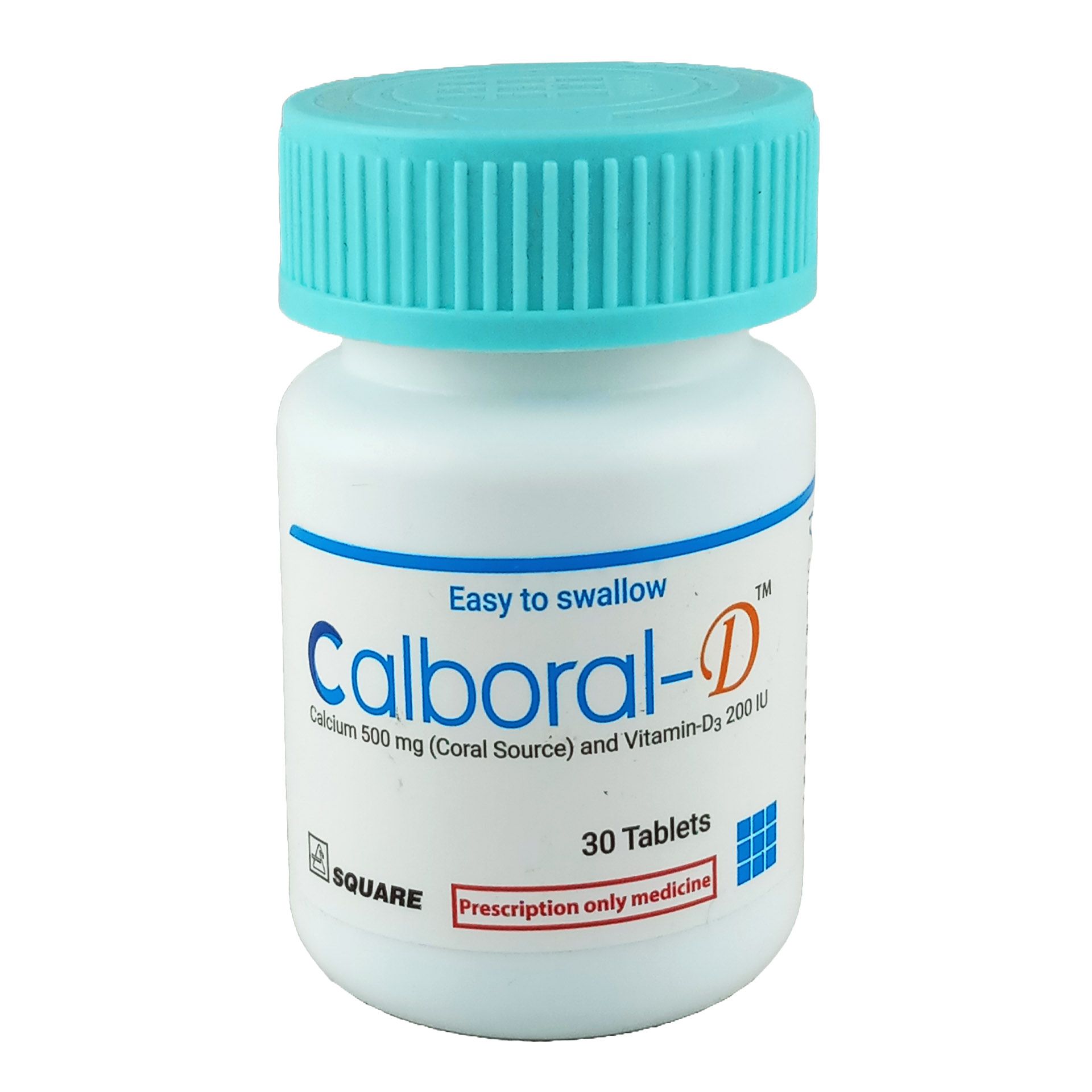 Calboral D 500mg+200IU Tablet