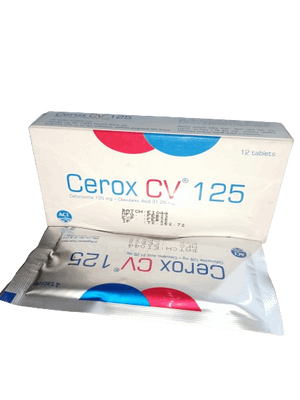 Cerox CV 125mg+31.25mg Tablet