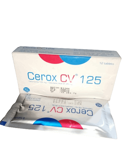 Cerox CV 125mg+31.25mg Tablet
