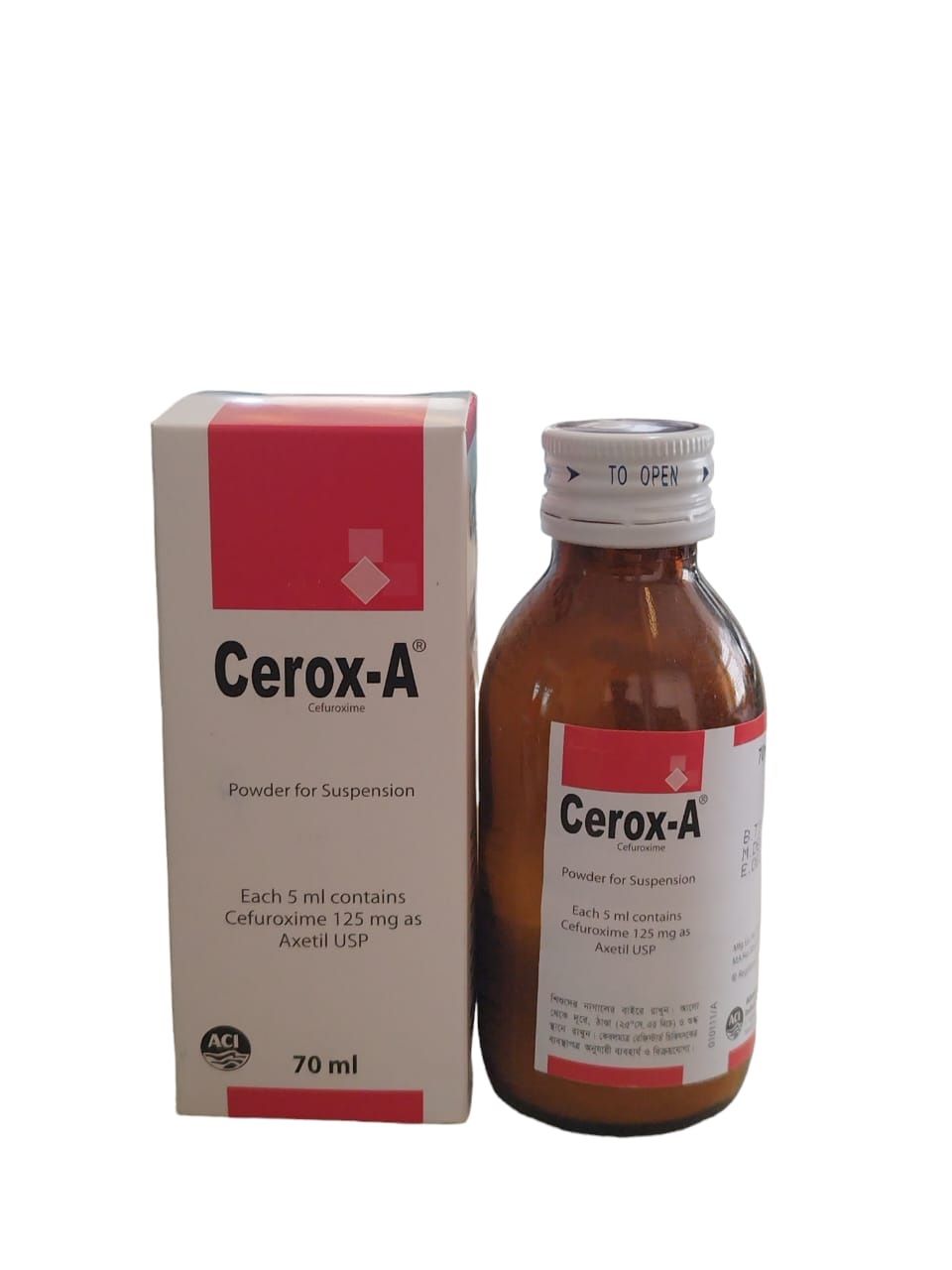 Cerox A 125mg/5ml Powder for Suspension