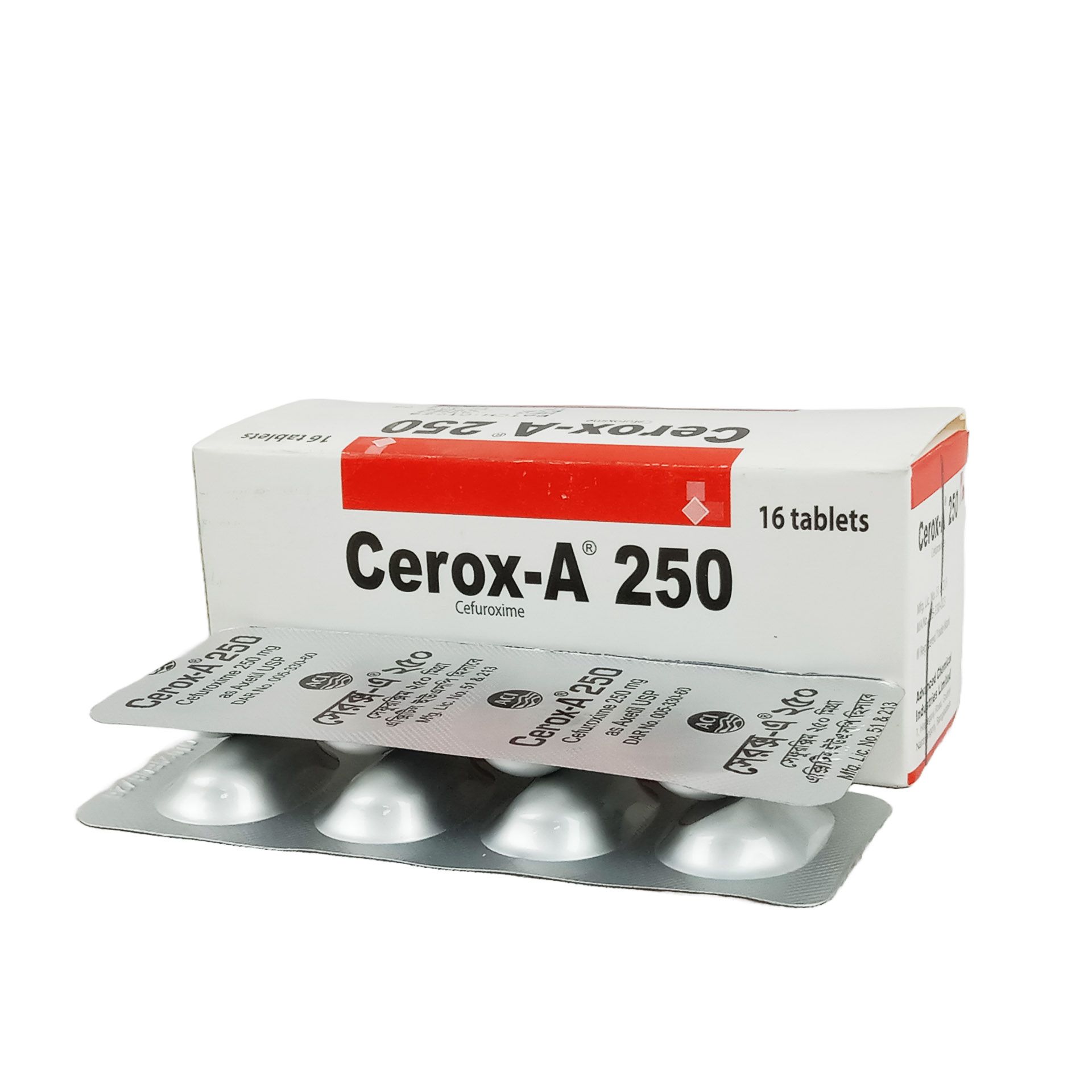 Cerox-A 250mg Tablet