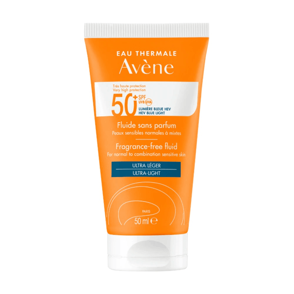 Avene Sun Protect Ultra-Broad Spectrum Fluid with SPF50+ for Normal to Combination Sensitive Skin  