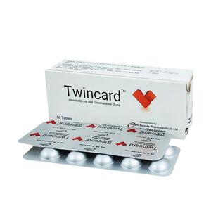Twincard 50mg+25mg Tablet