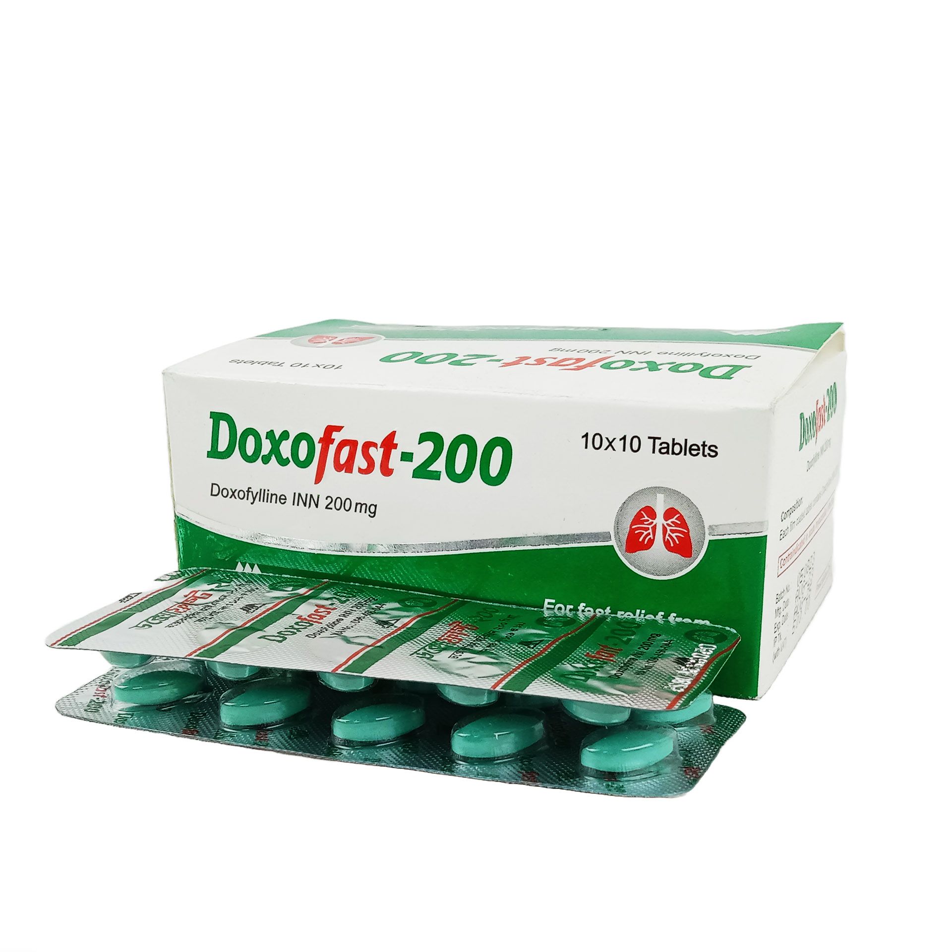 Doxofast 200mg Tablet
