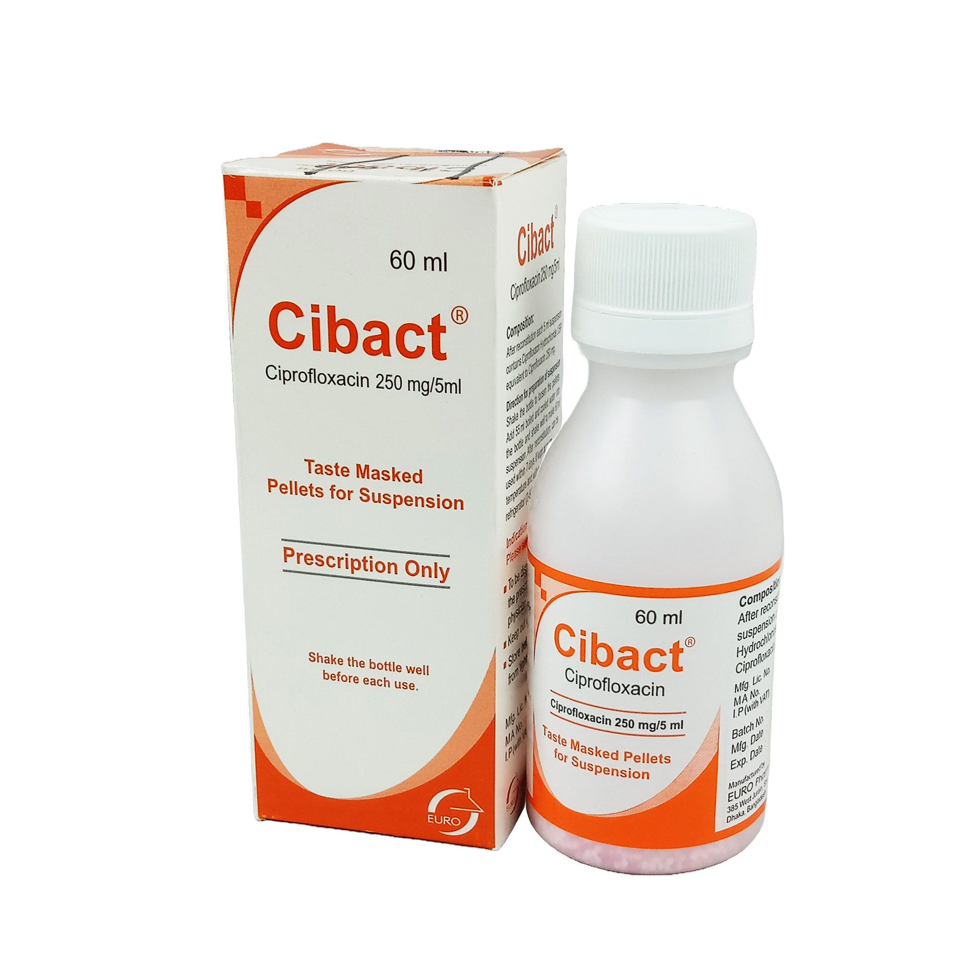 Cibact 250mg/5ml Powder for Suspension