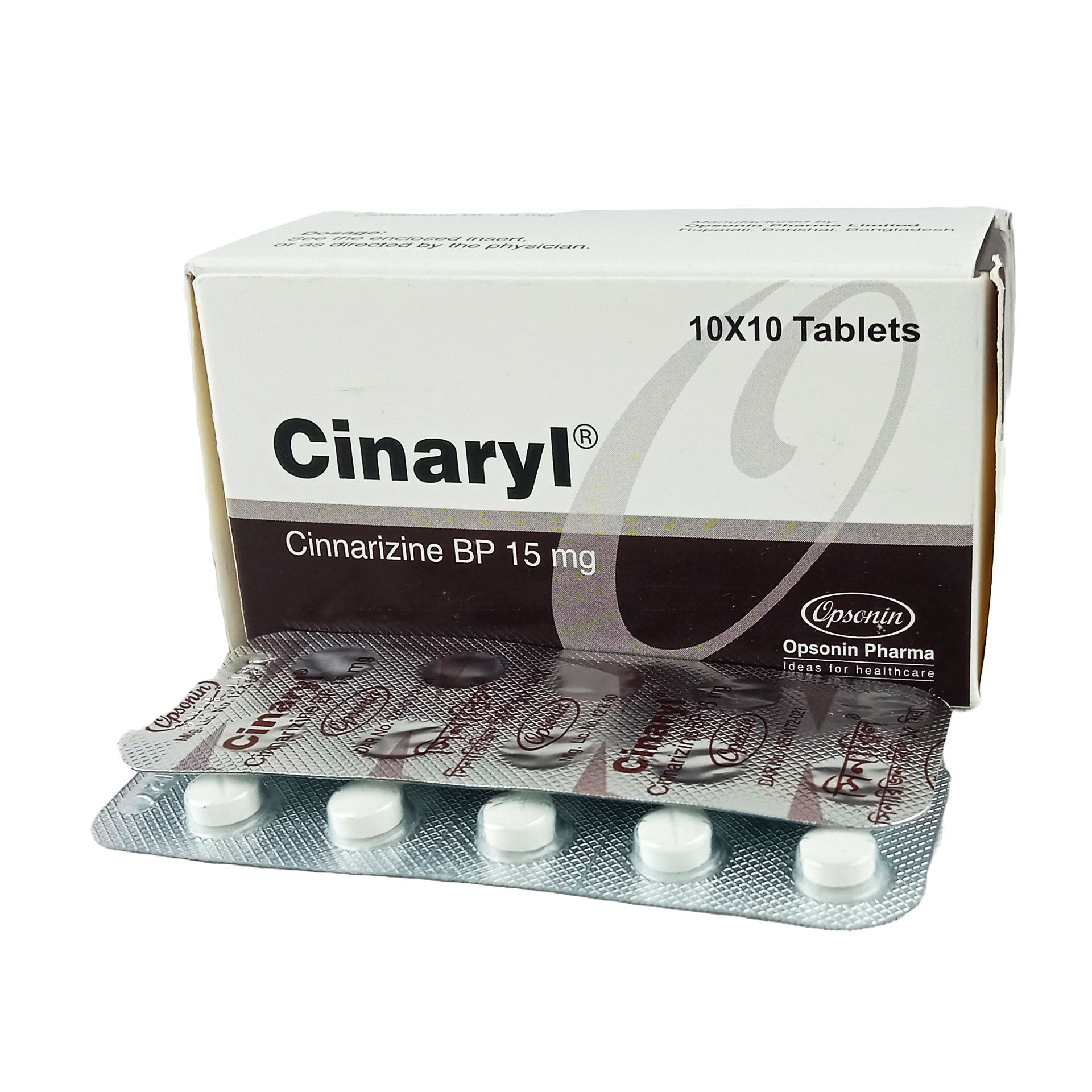 Cinaryl 15mg Tablet