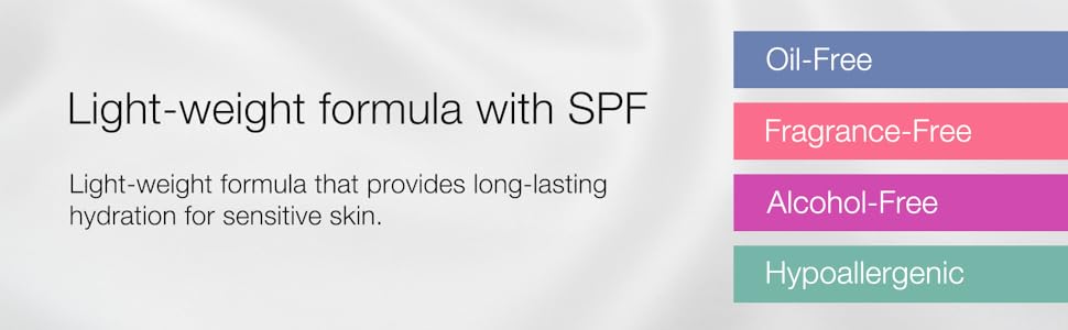 Lightweight SPF Oil Free Moisturizer Formula