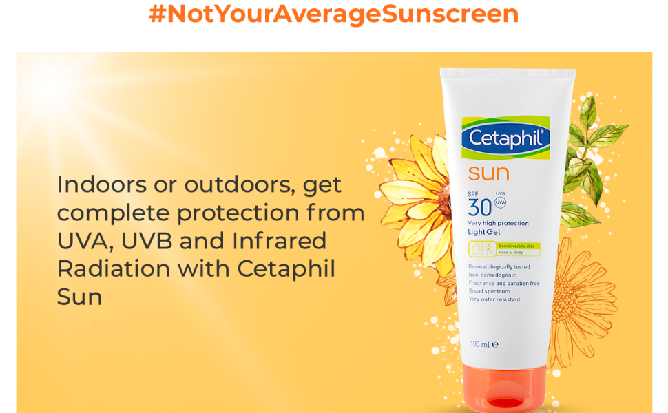 Cetaphil , sunscreen for men and women , uv protection
