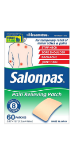 salonpass pain relieving patches, 60 count