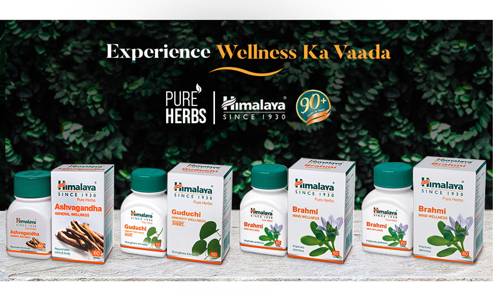 Himalaya Wellness Pure Herbs Brahmi Mind Wellness