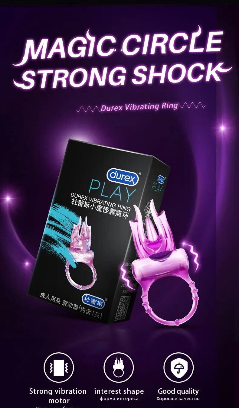 Durex Devil Vibrating Ring Women Clitoris Stimulation For Men