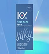 ky true feel deluxe silicone based personal lubricant.
