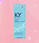 ky liquid classic water based personal lubricant.  body friendly formula.