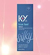 ky true feel deluxe silicone based personal lubricant.