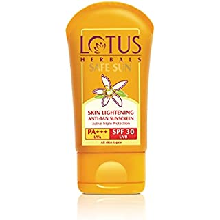 Lotus Herbals Sunscreen SPF 30 PA+++ - 50 grams Cream,Orange