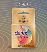 durex real feel regular fit non-latex three polyisoprene condoms