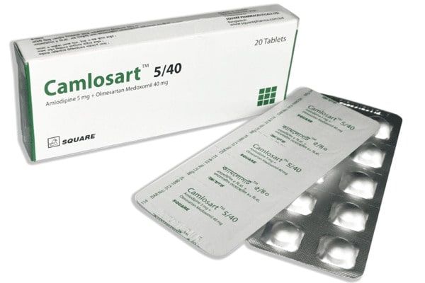 Camlosart 5/40 5mg+40mg Tablet