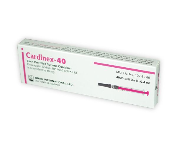 Cardinex 40mg/0.4ml Injection