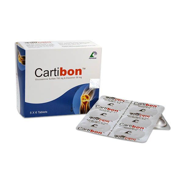 Cartibon 50mg+750mg Tablet