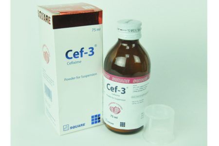 Cef-3 75ml 100mg/5ml Powder for Suspension