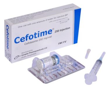 Cefotime 250 IV/IM 250mg/vial Injection