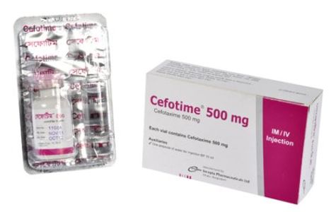 Cefotime 500 IV/IM 500mg/vial Injection