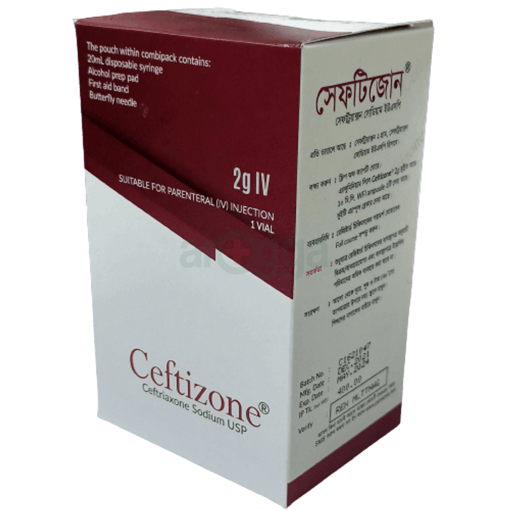 Ceftizone 2gm IV