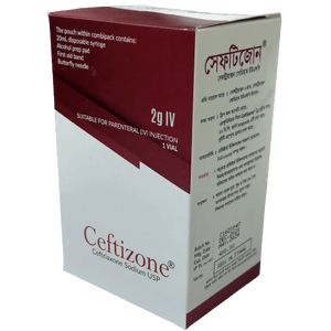 Ceftizone 2gm IV 2gm/vial Injection