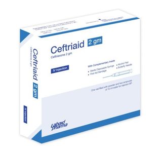 Ceftriaid 2gm 2gm/vial Injection