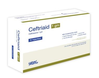 Ceftriaid 1gm IV 1gm/vial Injection