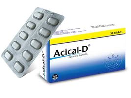 Acical-D 500mg+200IU Tablet