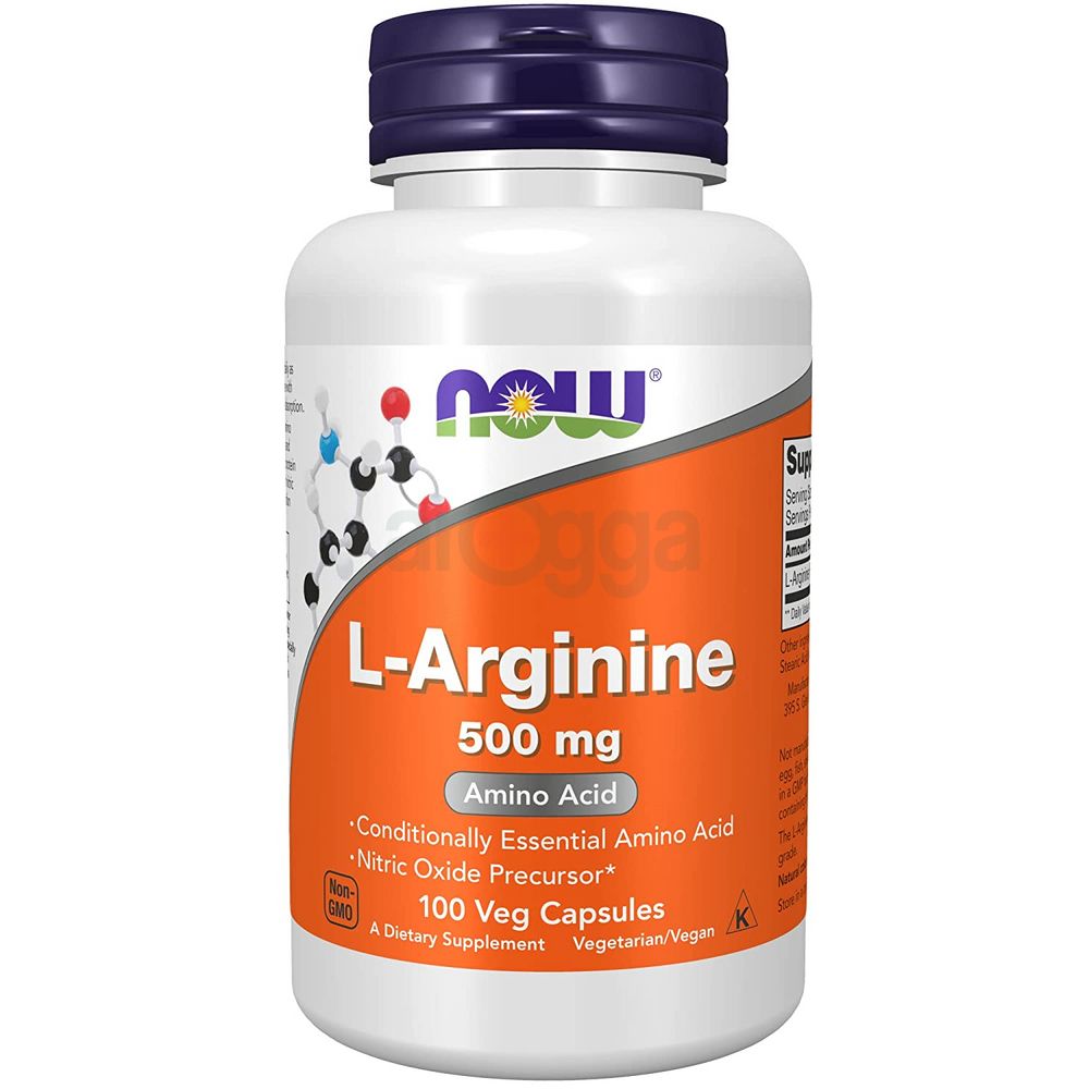 NOW LArginine Amino Acid 500mg 100 Capsules Capsule 500mg healthcare