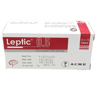Leptic 0.5 0.5mg Tablet