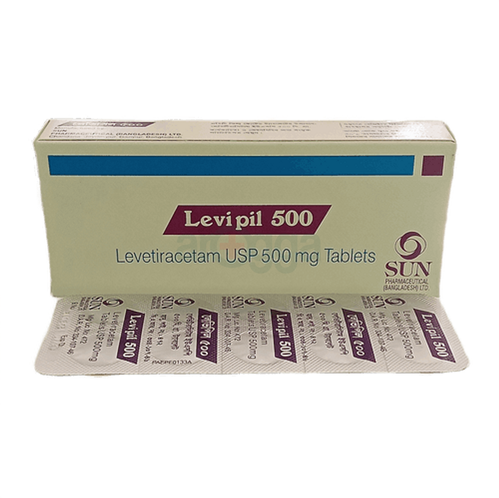 Levipil 500 Tablet 500mg - medicine - Arogga - Online Pharmacy of