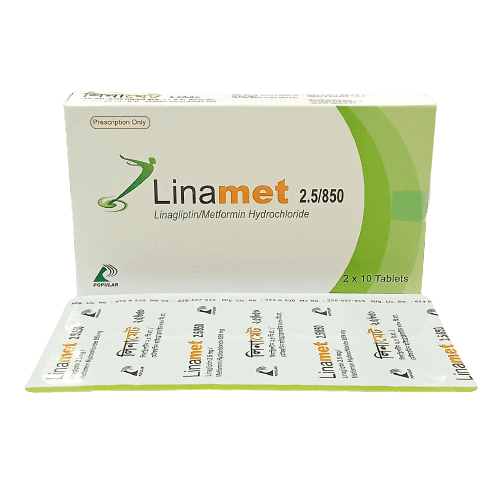 Linamet 850 2.5mg+850mg Tablet