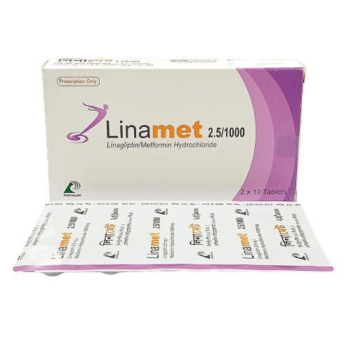 Linamet 1000 2.5mg+1000mg Tablet