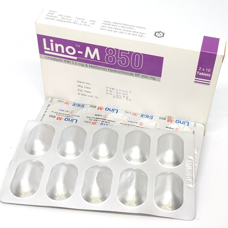 Lino-M 850 2.5mg+850mg Tablet