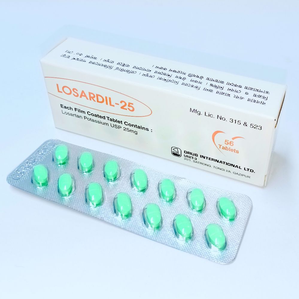 Losardil 25mg Tablet