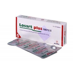 Losart Plus 100/12.5 12.5mg+100mg Tablet