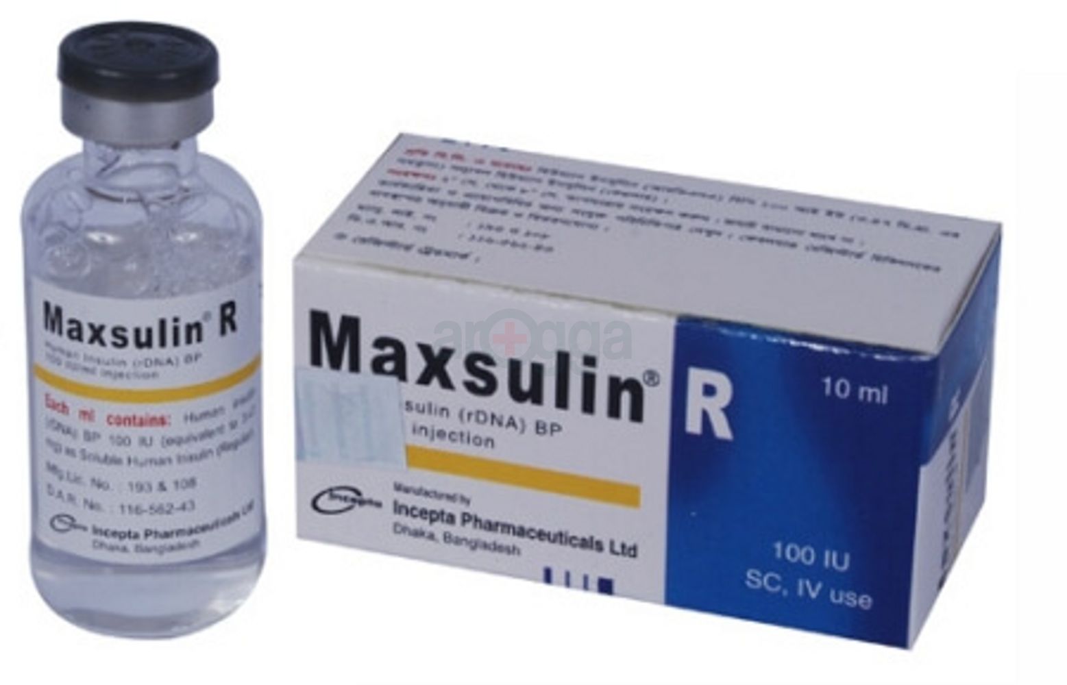 Maxsulin R 100IU Vial